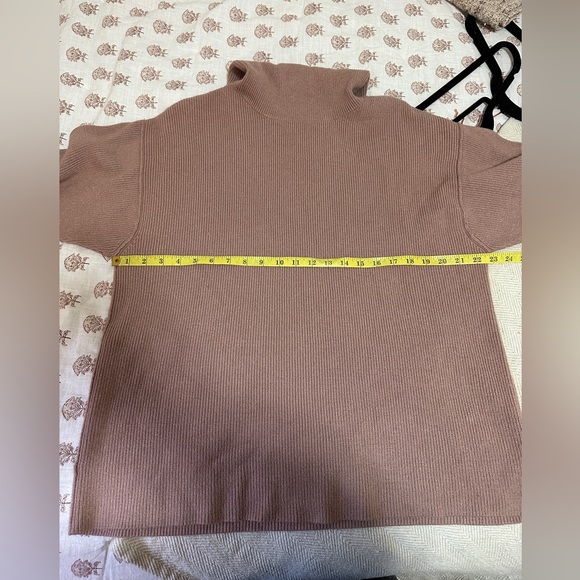 Free People Softly Structured Tunic Sweater Mauve Size Small - Picture 8 of 9